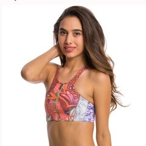 Maaji Multicolor Patterned Sports Bra